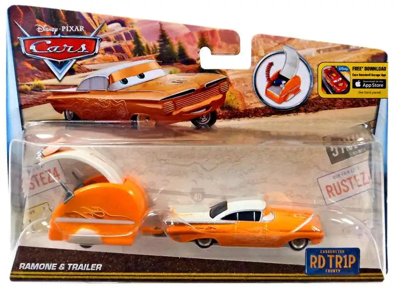 Disney / Pixar Cars RD TR1P Ramone & Trailer Diecast Car [Road Trip]