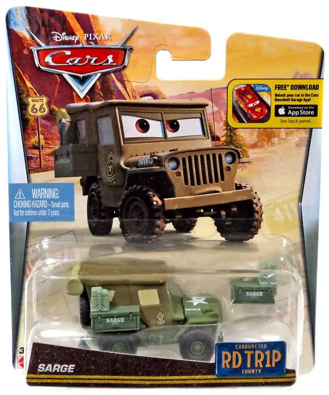Road Trip  Sarge Combined Postage DISNEY CARS DIECAST New 2016 Release 