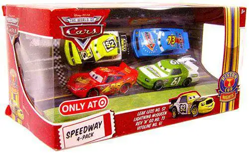 Disney / Pixar Cars The World of Cars Multi-Packs Speedway 4-Pack Exclusive Diecast Car Set [Set #3]