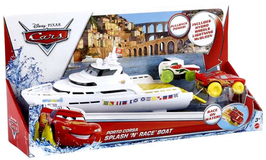 Disney / Pixar Cars Porto Corsa Splash 'N' Race Boat Playset