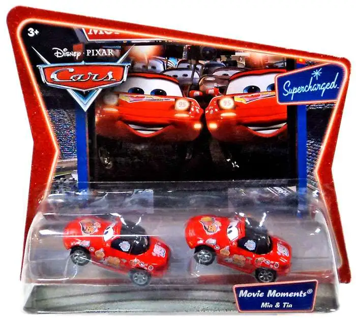 Disney Pixar Cars Supercharged Movie Moments Mia Tia 155 Diecast Car 2 ...