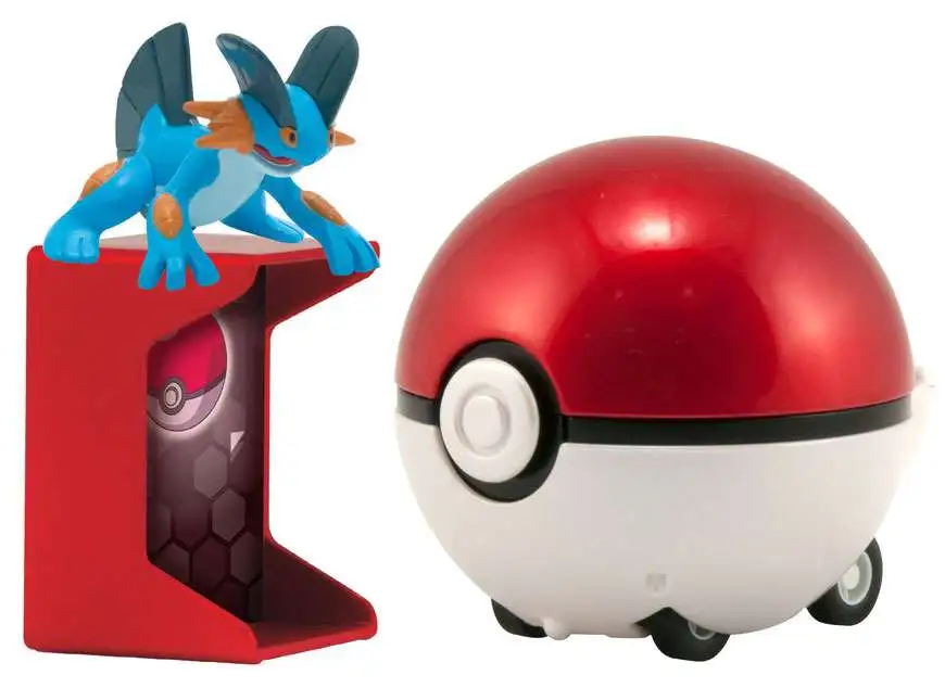 Mega Swampert & Swampert Pokeball & Mudkip Pokeball - Pokemon