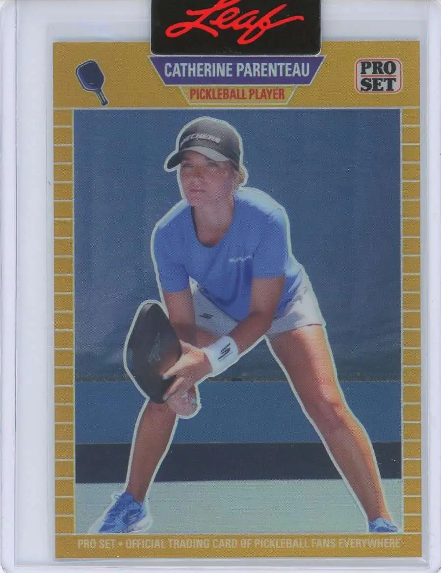 Pickleball 2023 Leaf Pro Set /199 Gold Catherine Parenteau PSG-36