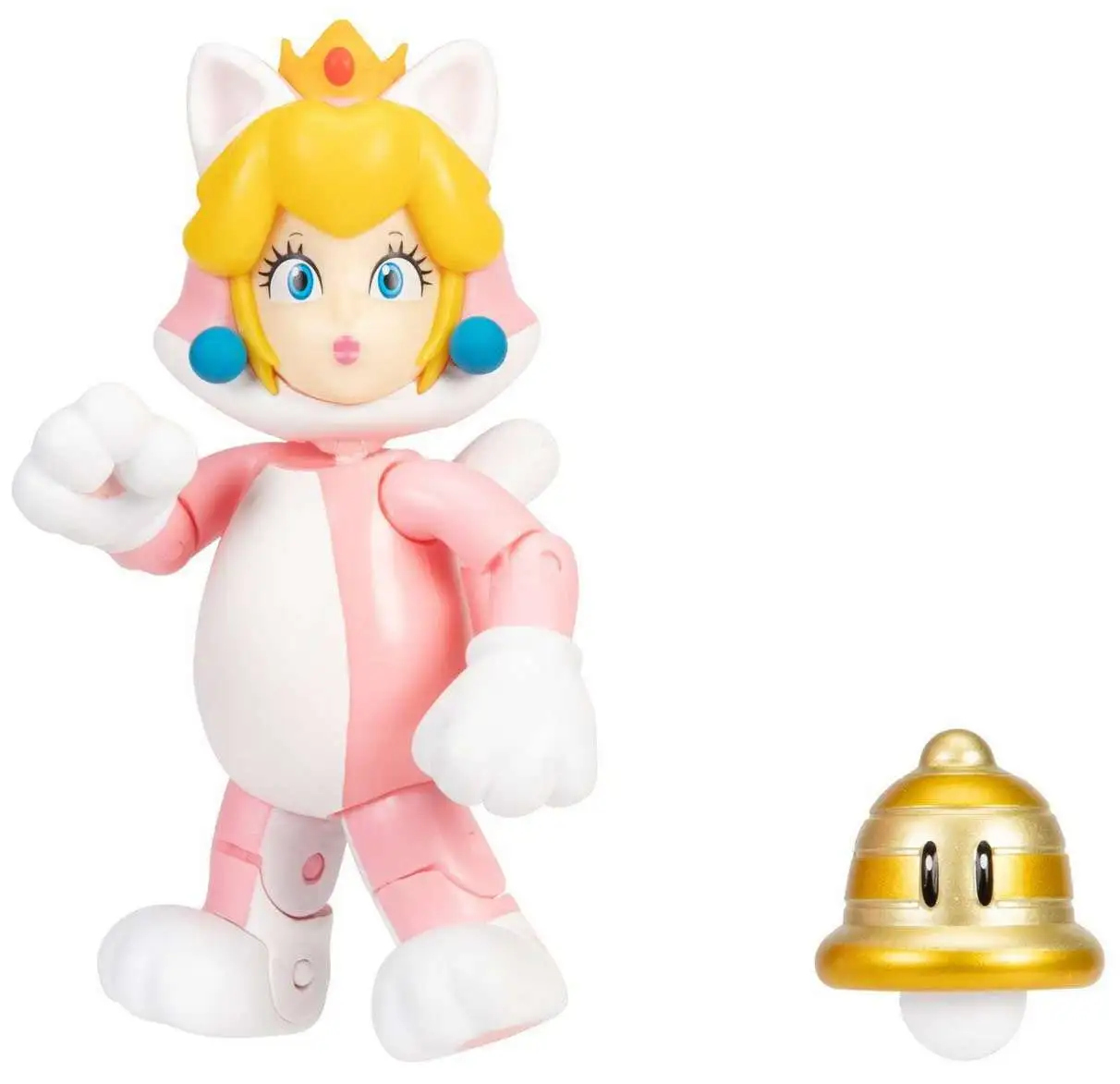  World of Nintendo Super Mario Cat Peach 4 pulgadas