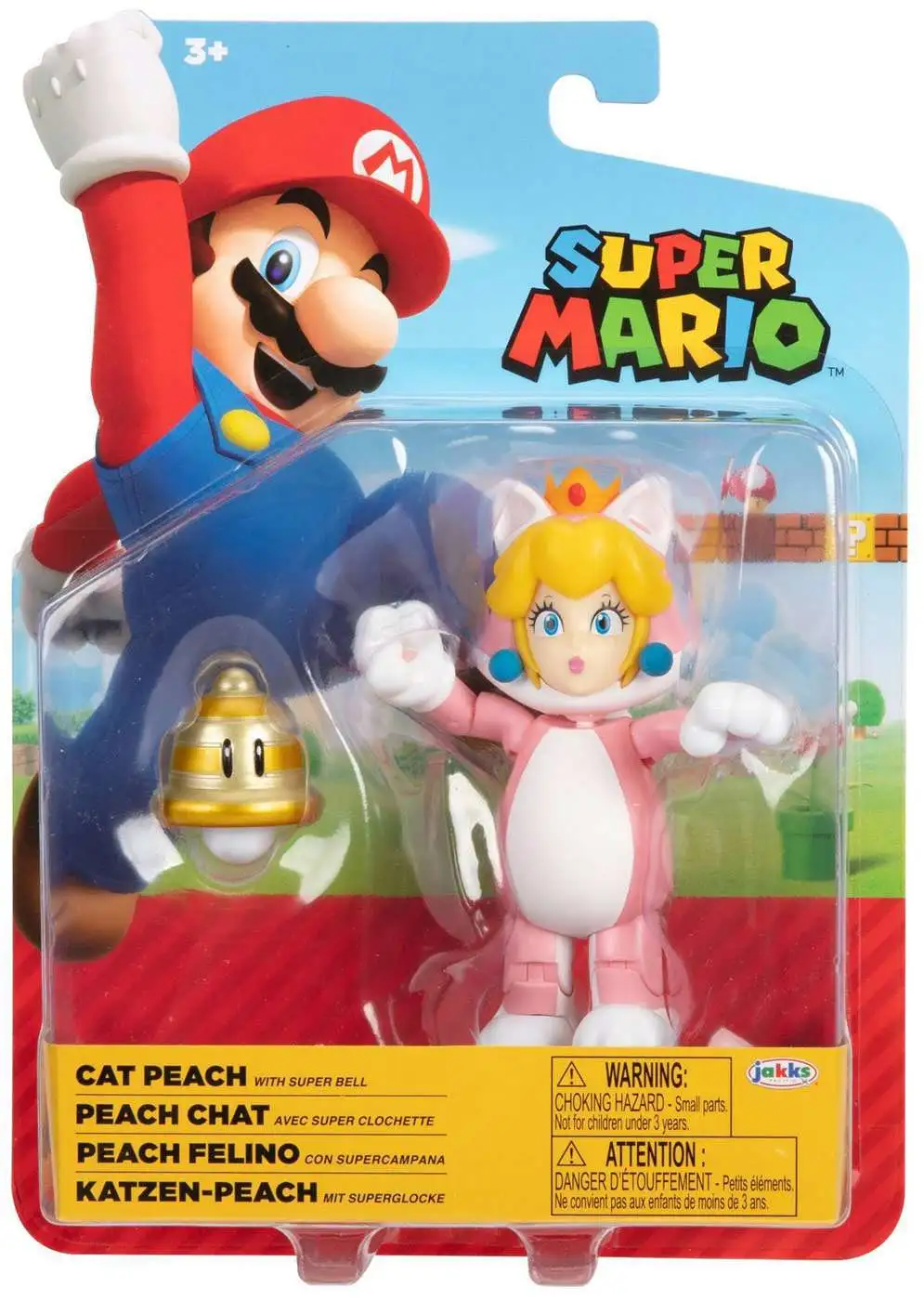 World of Nintendo Cat Peach 4 Action Figure Super Bell Jakks