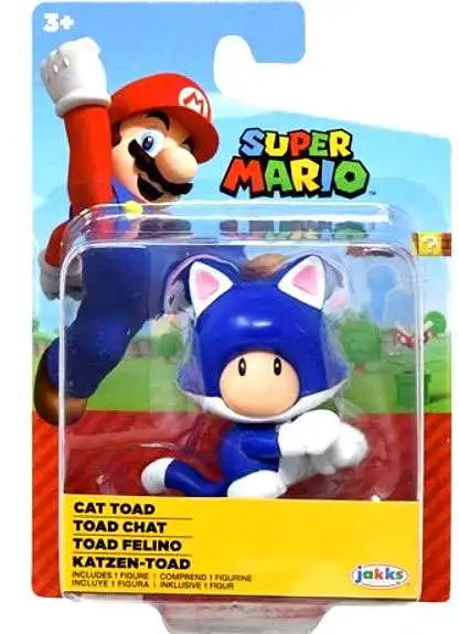 World of Nintendo Super Mario Cat Toad 2.5-Inch Mini Figure