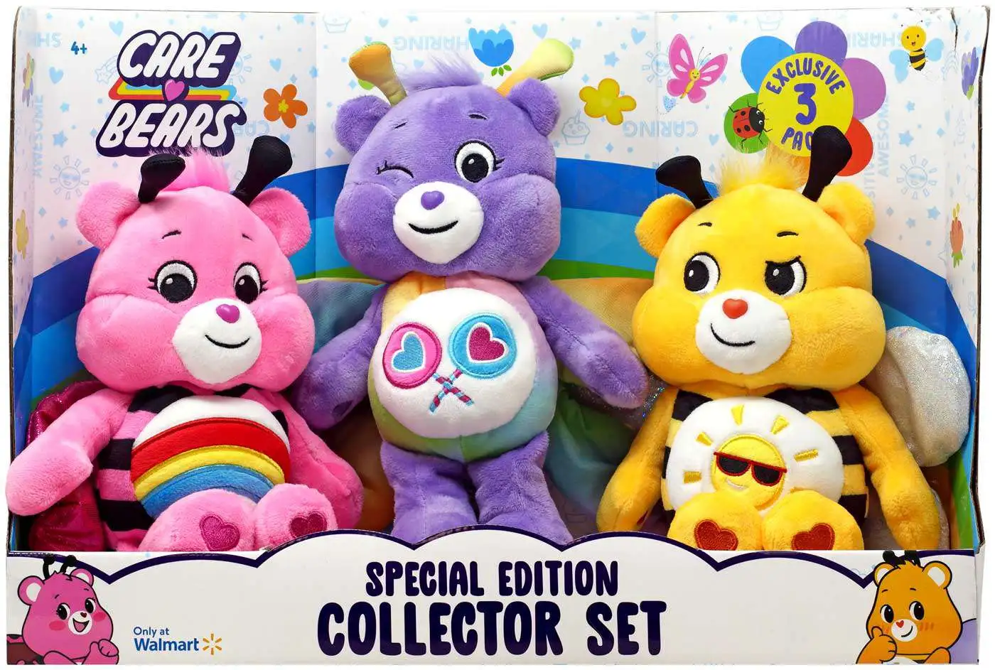 Care Bears 2020 Special Edition Collector Set of 5 9” Plush Harmony Bear 