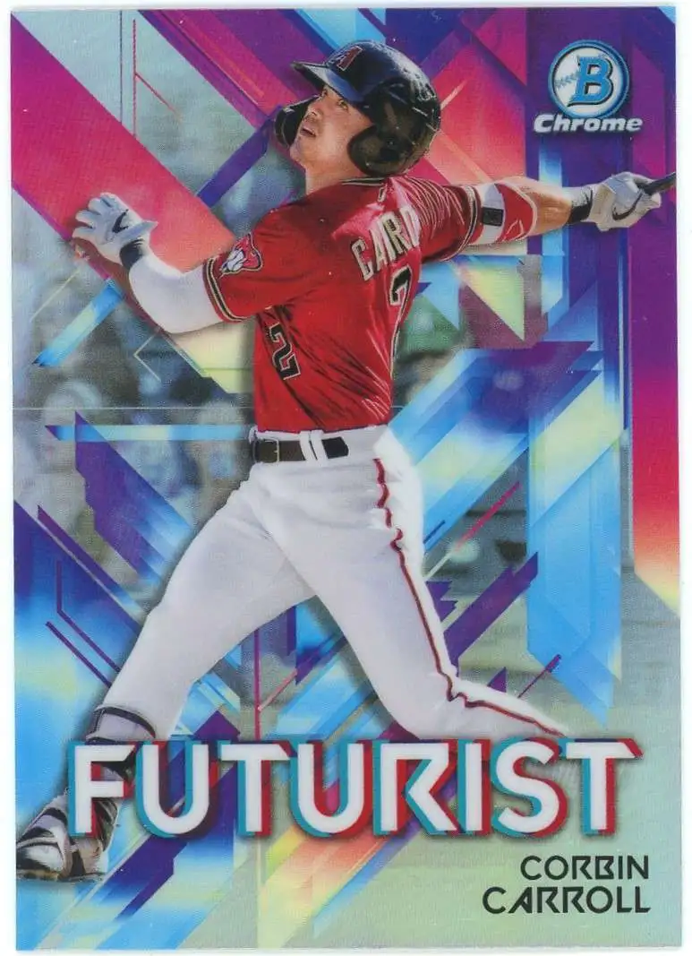 MLB 2021 Bowman Chrome Single Card Corbin Carroll FUT-CC Rookie