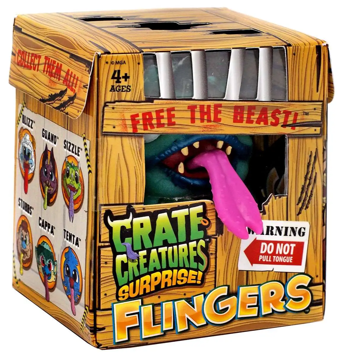 Crate Creatures Surprise! Flingers Croak Figure [Damaged Package]