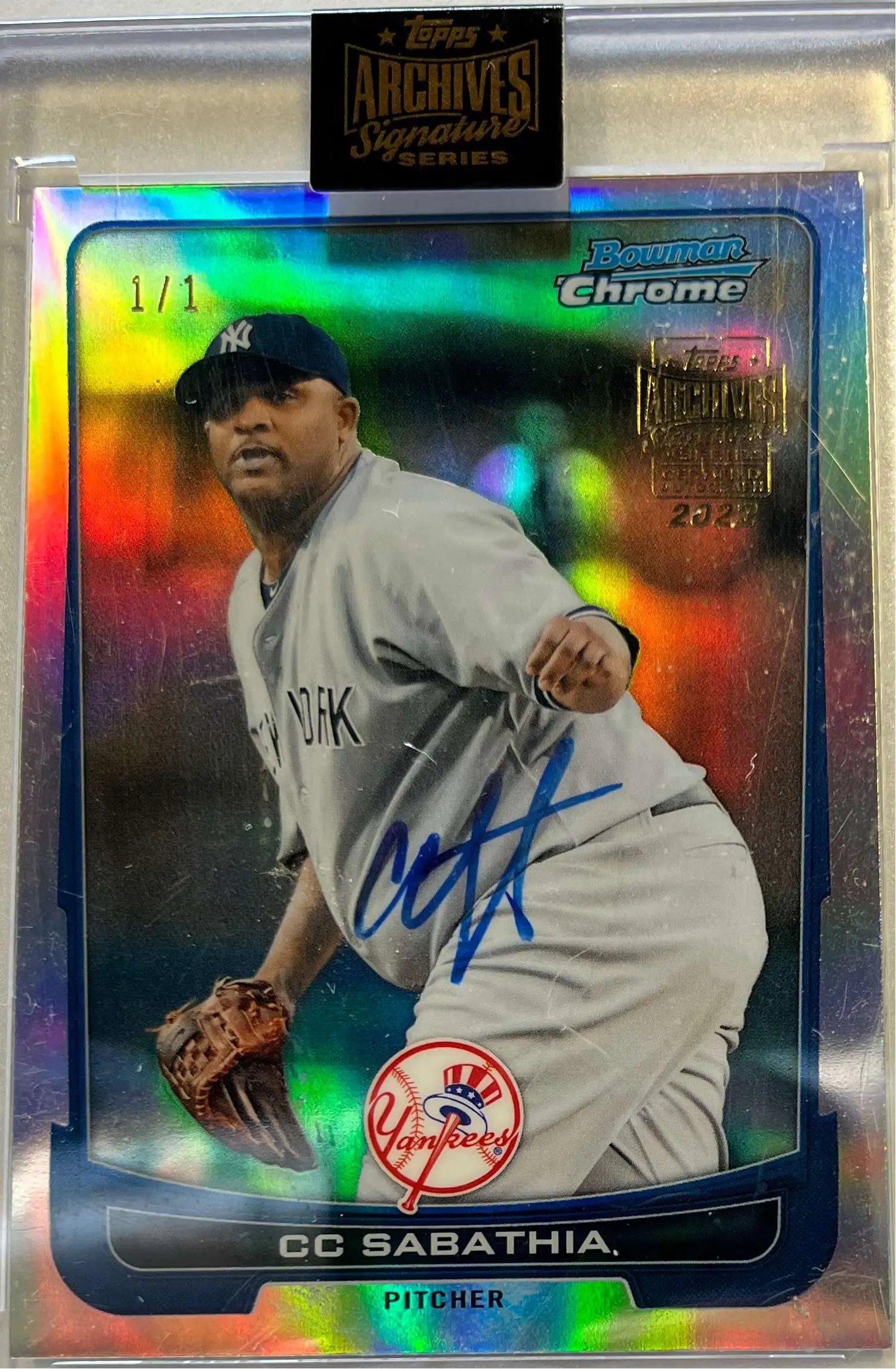 MLB 2022 Topps Archives Signature Series CC Sabathia 11 Autographed Trading  Card 26 On Card Autograph - ToyWiz
