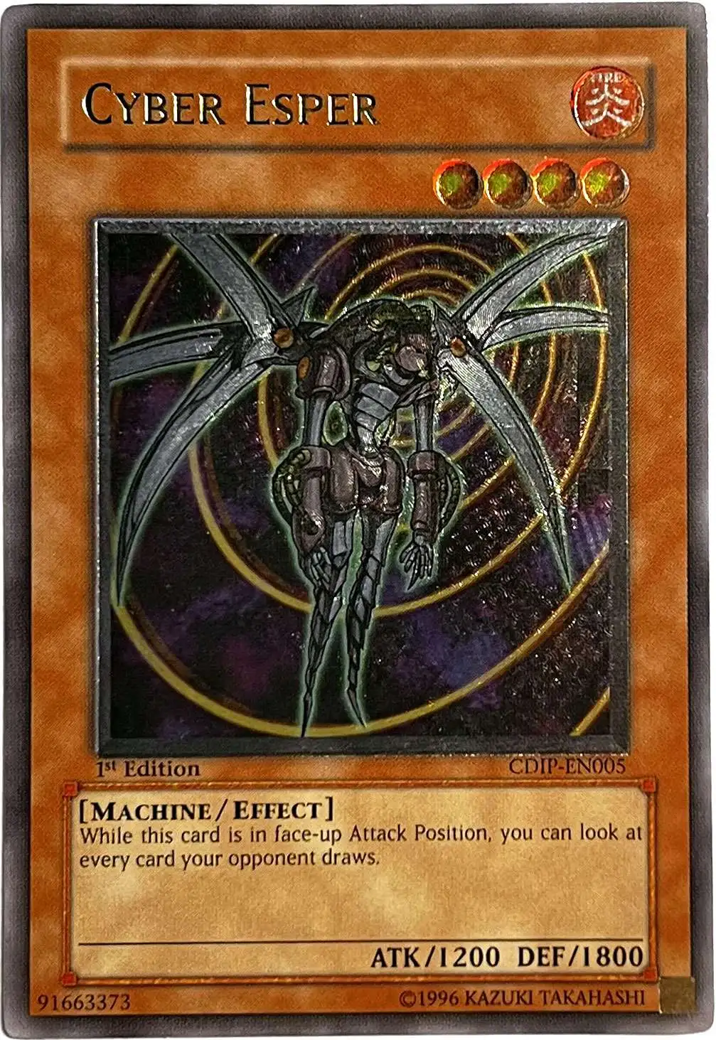 YuGiOh GX Trading Card Game Cyberdark Impact Ultimate Rare Cyber Esper CDIP-EN005