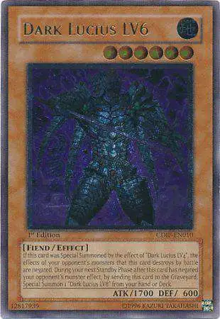 Yu-Gi-Oh! Carta Dark Lucius LV6 (CDIP-EN010) - 1st Edition - Cyberdark Impact - Ultra Rara