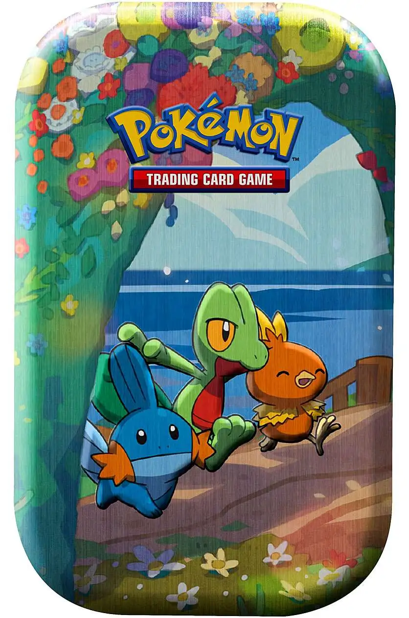 Pokemon Celebrations Treecko, Torchic & Mudkip Mini Tin [EMPTY]