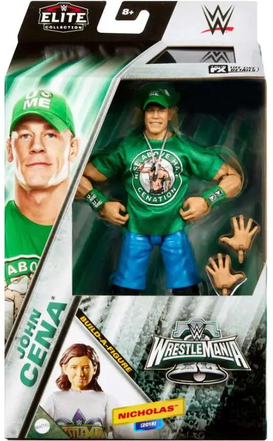 WWE Wrestling Elite Collection Wrestlemania 34 John Cena Action Figure [Build Nicholas Part]