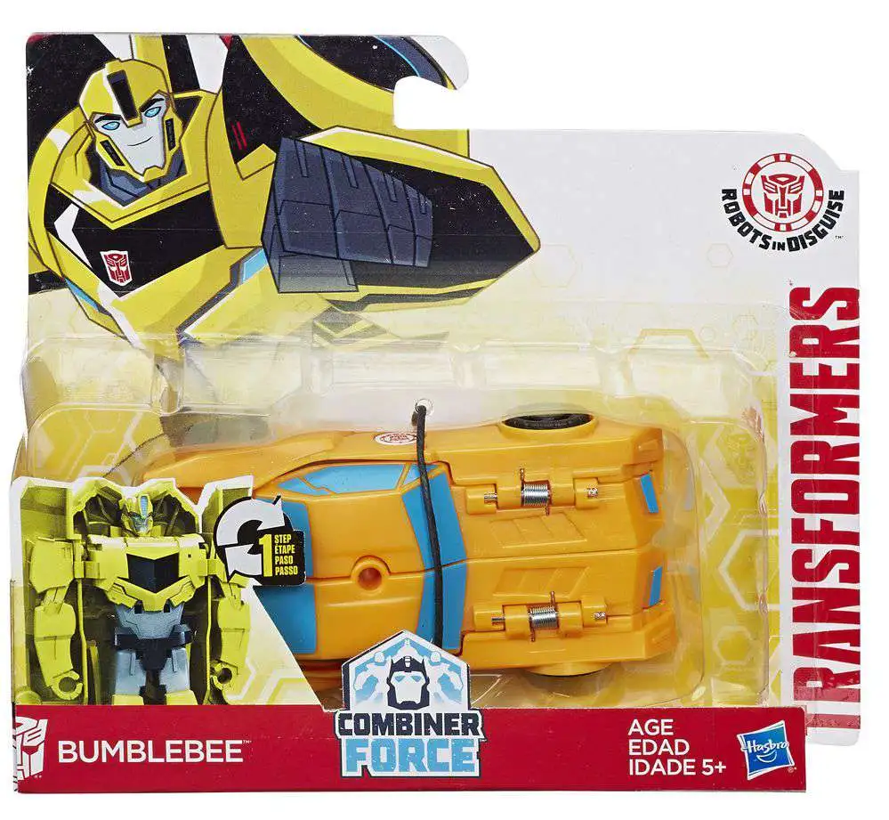 New Transformers Combiner Force 3-Step Changers Figures Bumblebee Official 