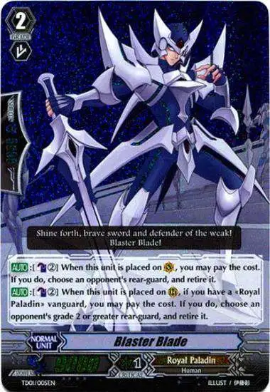 Cardfight Vanguard Blaster Blade Trial Deck Fixed Blaster Blade TD01/005
