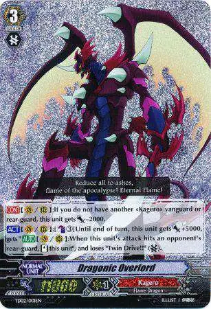 Cardfight Vanguard Dragonic Overlord Trial Deck VGE-TD02 