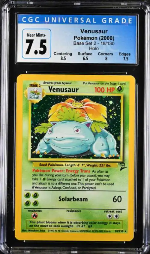 Venusaur (base set store holo rare)