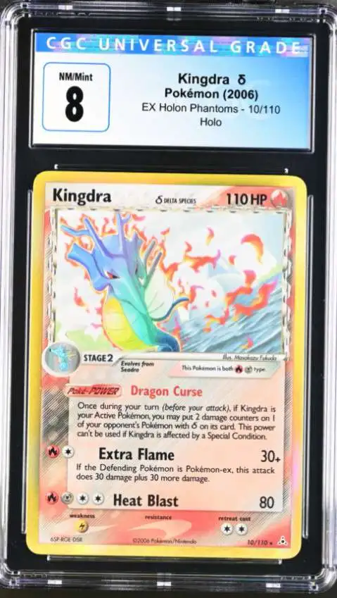 Pokemon EX Holon Phantoms Single Card Rare Holo Kingdra Pokemon EX Holon Phantoms Single Card Rare Holo Kingdra