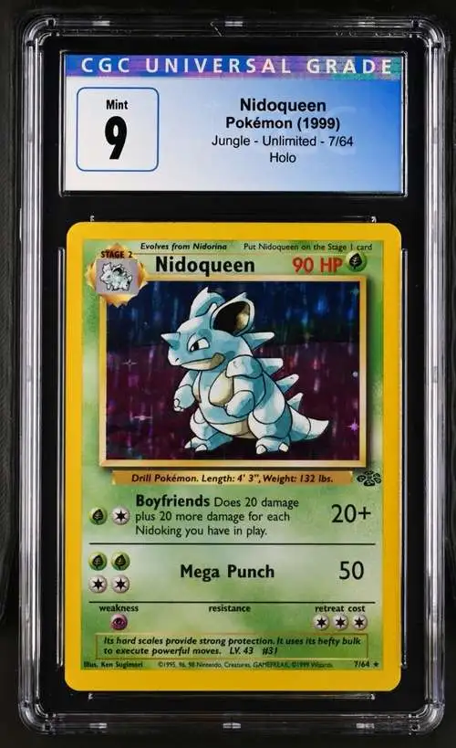 Pokemon Jungle Nidoqueen #7 [CGC 9.0]