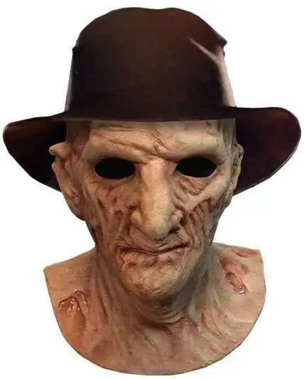A Nightmare on Street Freddys Revenge Freddy Krueger Deluxe Mask Prop Replica Includes Fedora Hat Trick or Treat Studios ToyWiz