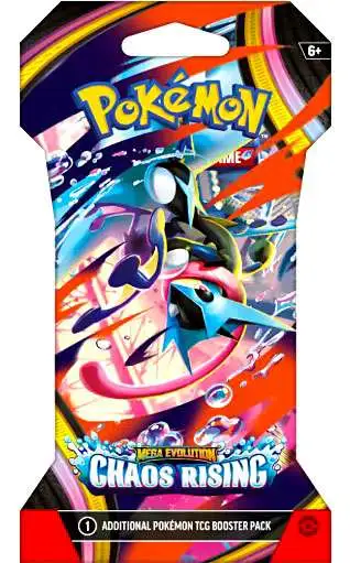 Pokemon Mega Evolution Chaos Rising SLEEVED Booster Pack 10 Cards Pokemon  USA - ToyWiz