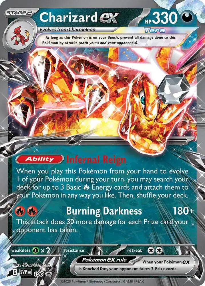 Pokemon Scarlet & Violet Obsidian Flames Promo Charizard ex SVP0196 [Holo]