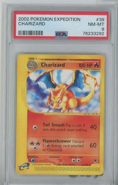 Pokemon Trading Card Game Pokemon Expeditions Charizard Graded