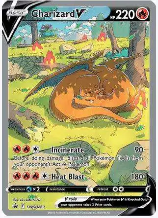 Pokemon Trading Card Game Promo Charizard V SWSH260