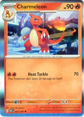 Pokemon Scarlet & Violet Obsidian Flames Promo Holo Charmeleon #027