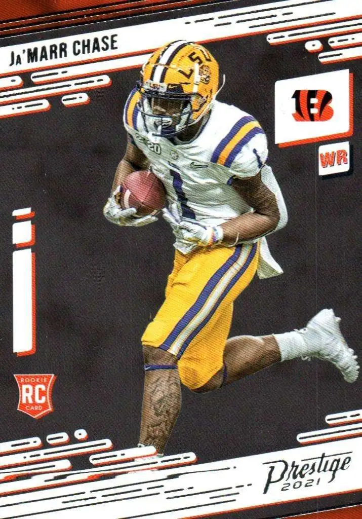 Ja'Marr Chase Cincinnati Bengals 2021 NFL Draft Day Panini