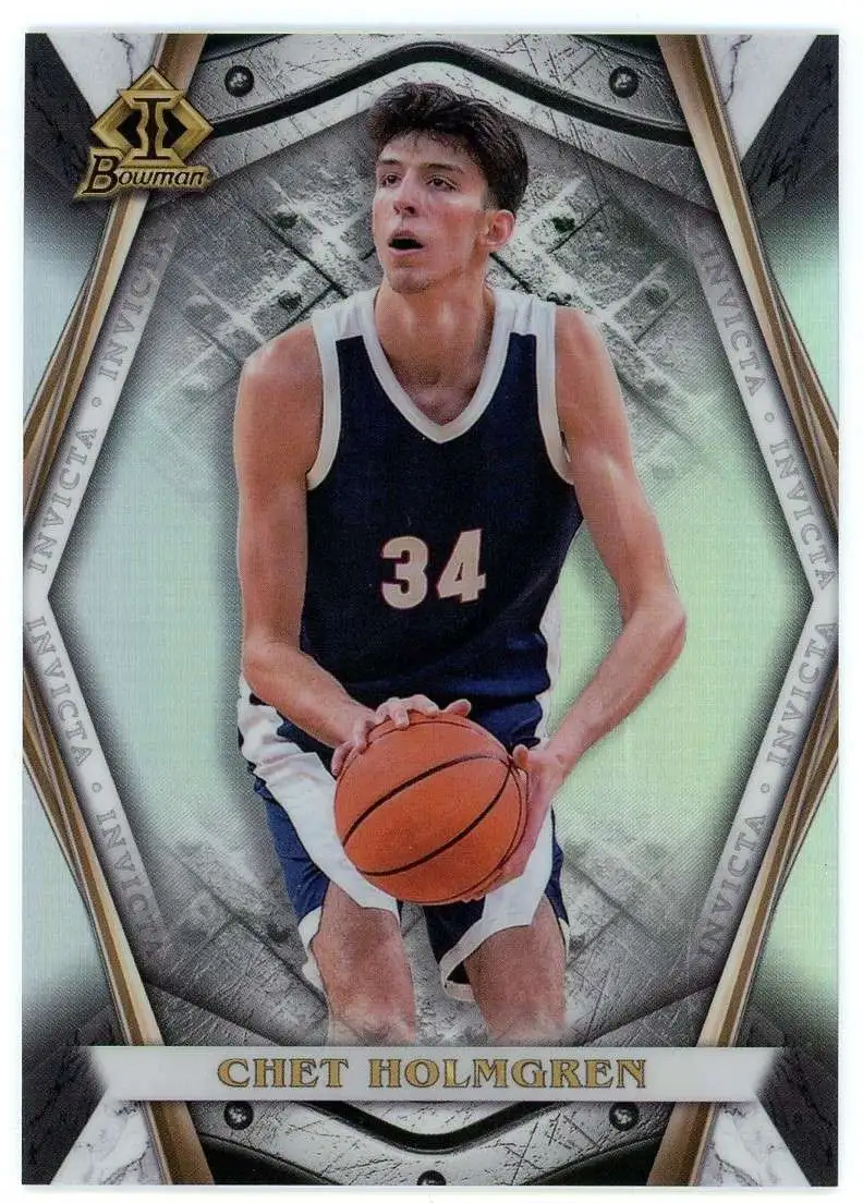 NBA 2021-22 Bowman University Invicta Chet Holmgren BI-2