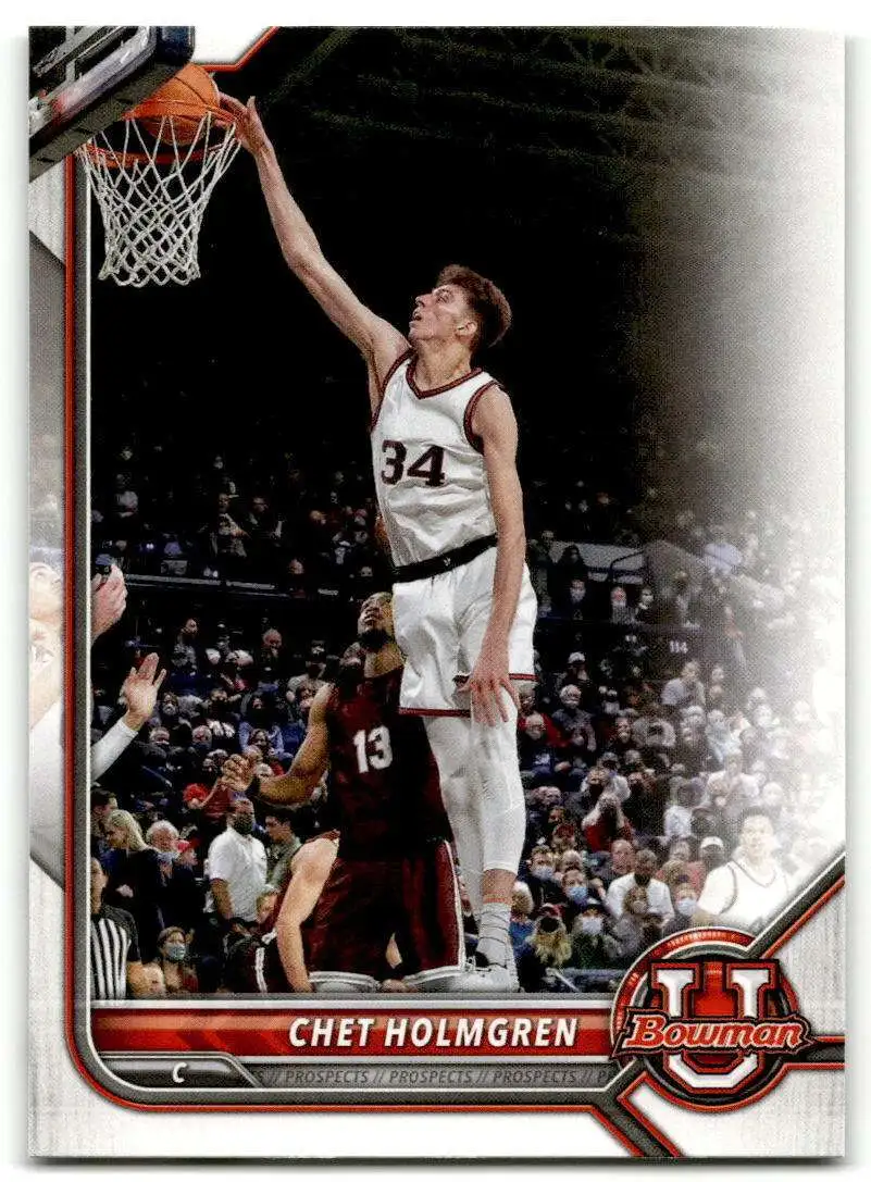 NBA 2022 Bowman University Chet Holmgren #89