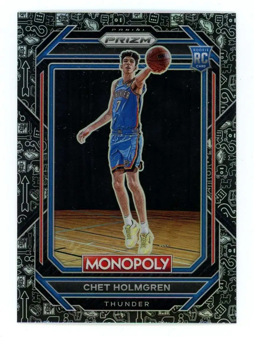 NBA 2022-23 Panini Prizm Monopoly Monopoly Black Chet Holmgren #63 [Rookie]