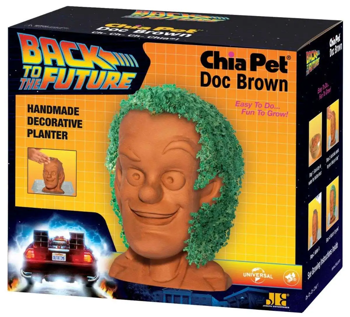 NECA Back to the Future Doc Brown Chia Pet ToyWiz