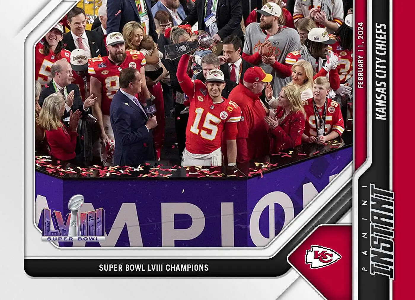 NFL 2024 Instant Football Kansas City Chiefs #212 [Super Bowl LVIII Champions]
