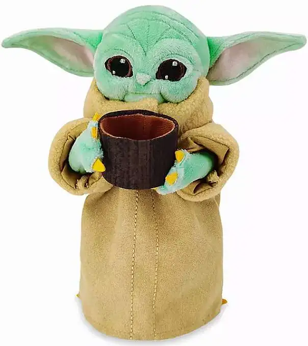 Disney Kawaii Baby Yoda Grogu Cup Action Figure Toys StarWars