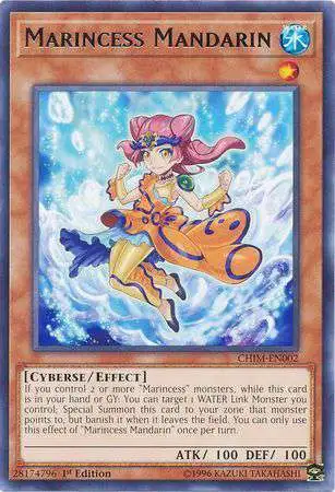 YuGiOh Trading Card Game Chaos Impact Rare Marincess Mandarin CHIM-EN002