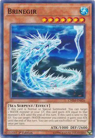 YuGiOh Trading Card Game Chaos Impact Common Brinegir CHIM-EN026
