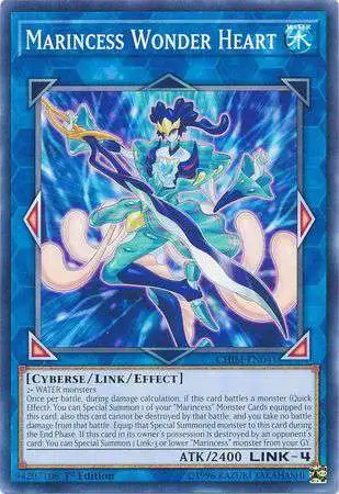 YuGiOh Trading Card Game Chaos Impact Common Marincess Wonder Heart CHIM-EN041