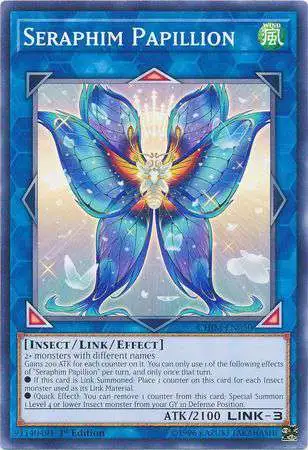 YuGiOh Trading Card Game Chaos Impact Common Seraphim Papillon CHIM-EN050