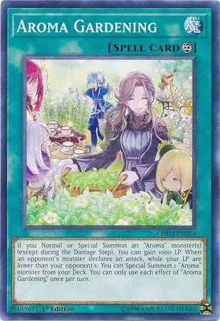 YuGiOh Trading Card Game Chaos Impact Common Aroma Gardening CHIM-EN059
