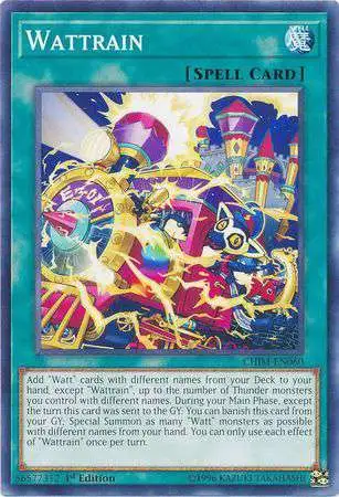 YuGiOh Trading Card Game Chaos Impact Common Wattrain CHIM-EN060