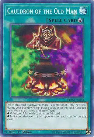 YuGiOh Trading Card Game Chaos Impact Common Cauldron of the Old Man CHIM-EN064