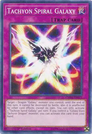 YuGiOh Trading Card Game Chaos Impact Common Tachyon Spiral Galaxy CHIM-EN073