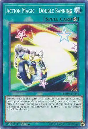 YuGiOh Trading Card Game Chaos Impact Common Action Magic - Double Banking CHIM-EN094