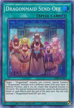 YuGiOh Trading Card Game Chaos Impact Super Rare Dragonmaid Send-Off CHIM-ENSE3