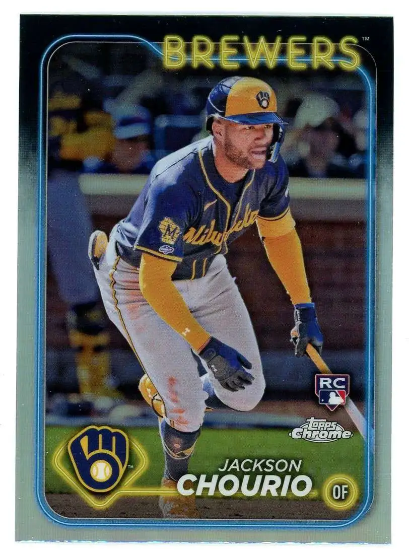 MLB 2024 Topps Chrome Refractor Jackson Chourio #161 [Rookie]