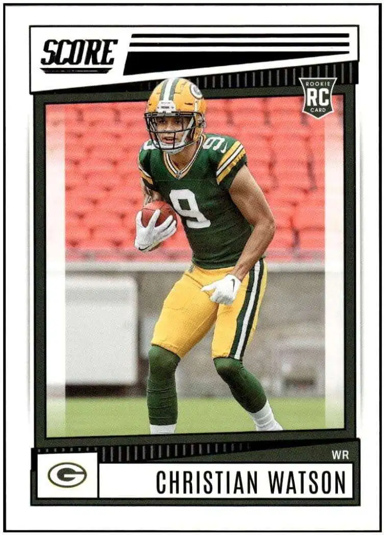 NFL 2022 Panini Score Football Christian Watson #367 [Rookie Card]