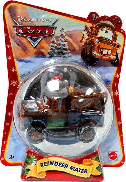 Disney / Pixar Cars Christmas Package Reindeer Mater Exclusive Diecast Car [2011]